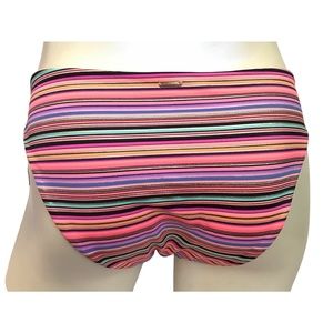 Victoria's Secret Multi Geo Stripe Foil Classic Hipster Swim Bottom XS